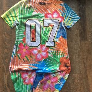 Floral Jersey Tee Shirt